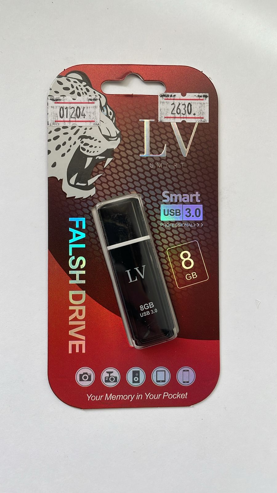 USB-флеш-накопитель, память 8GB 3.0